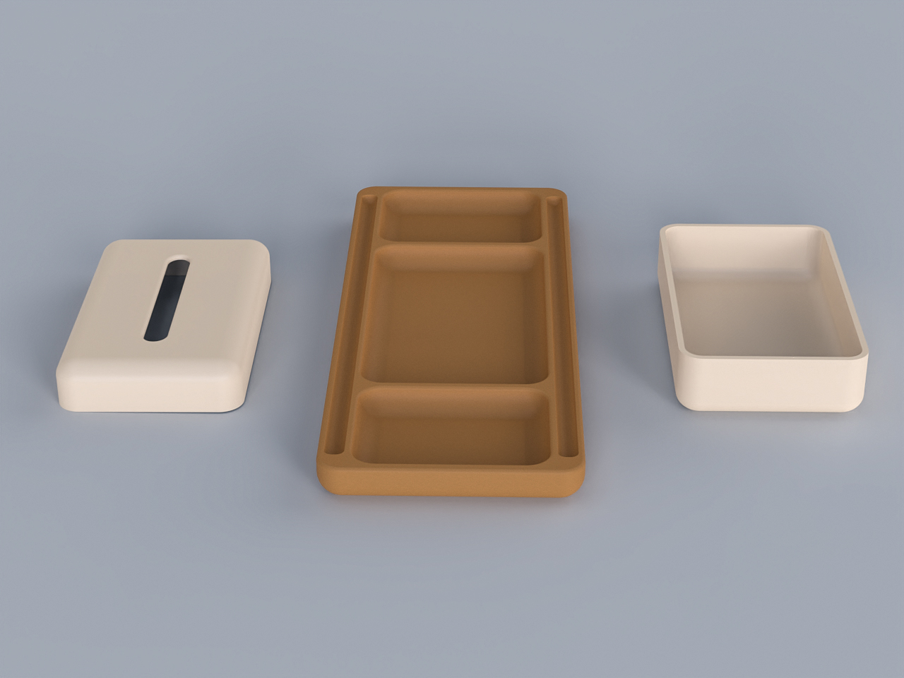 Tissue box，Fruit tray，