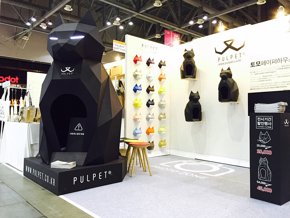 Cat paper house，Pets，product design，