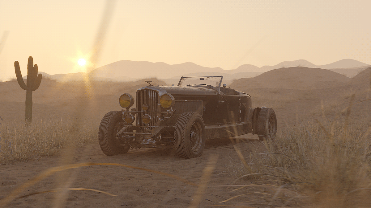 Irfan Pratama，Luis Lara，Automobile design，Duesenberg，Retro style，