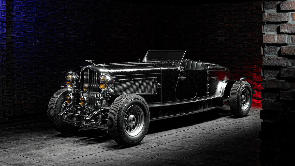 Irfan Pratama，Luis Lara，Automobile design，Duesenberg，Retro style，