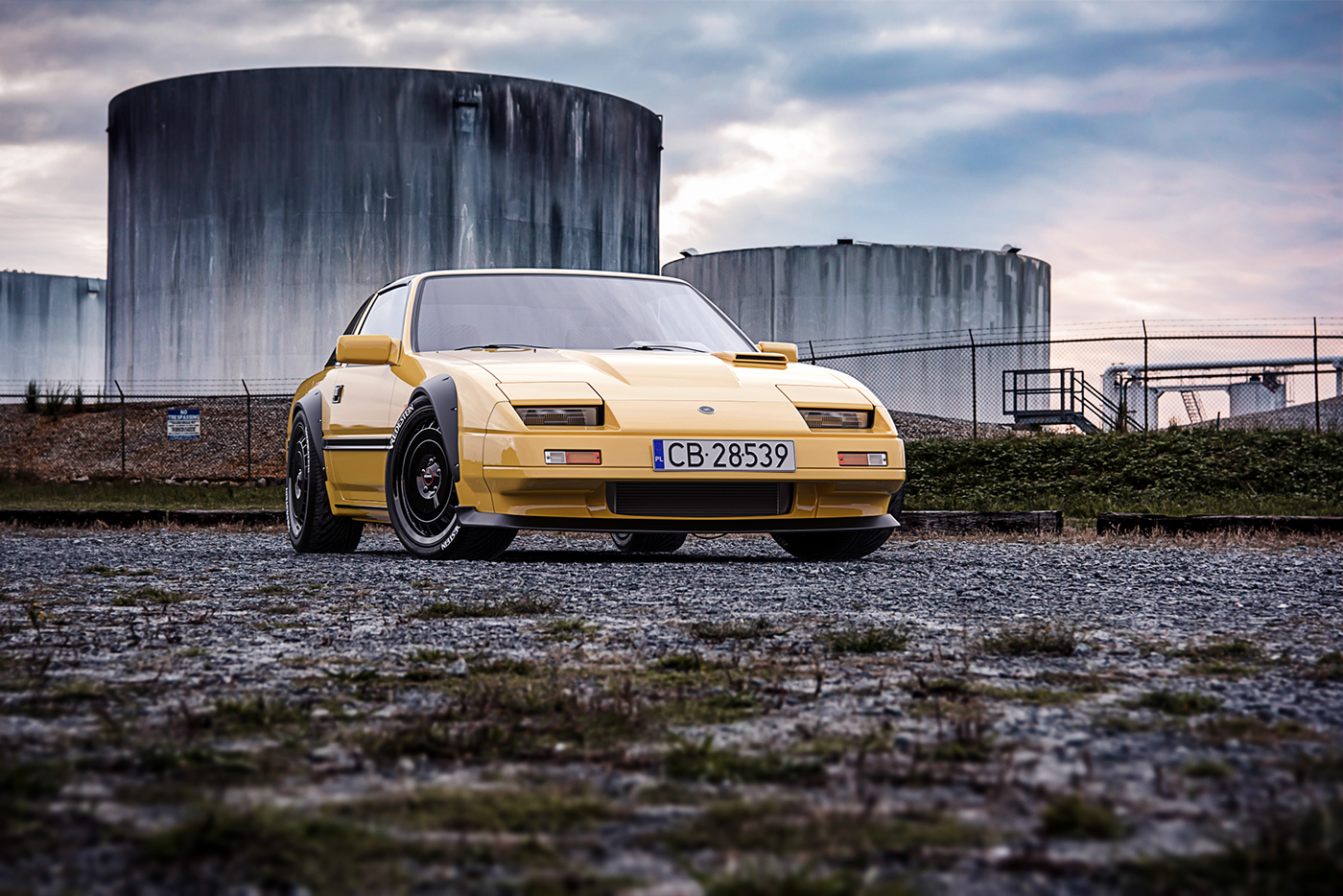 Nissan Fairlady 3D modeling，Szymon Kubicki，industrial design，cgi，