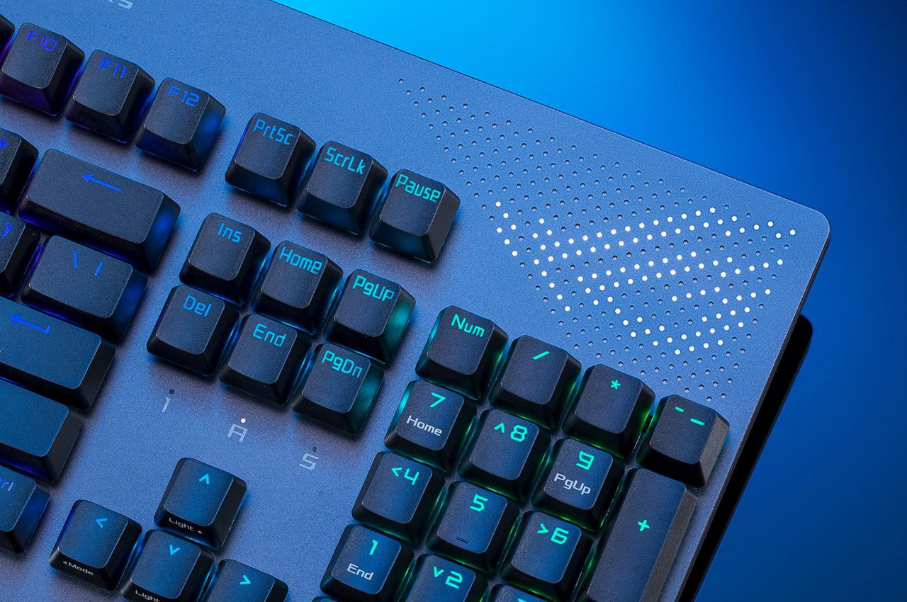 ASUS，Mechanical keyboard，PC accessories，Built in LED screen，