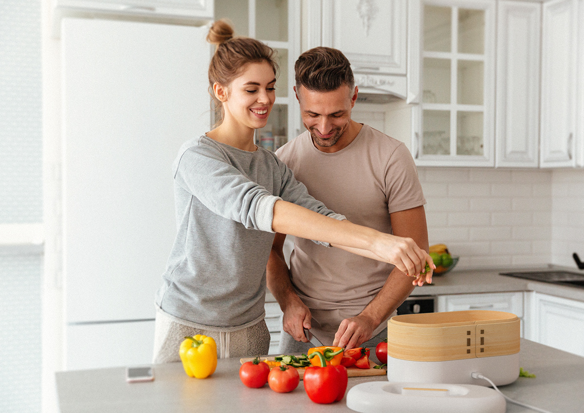 Max Mysechko，BAMBOO FOOD STEAMER，product design，product design，steamer，