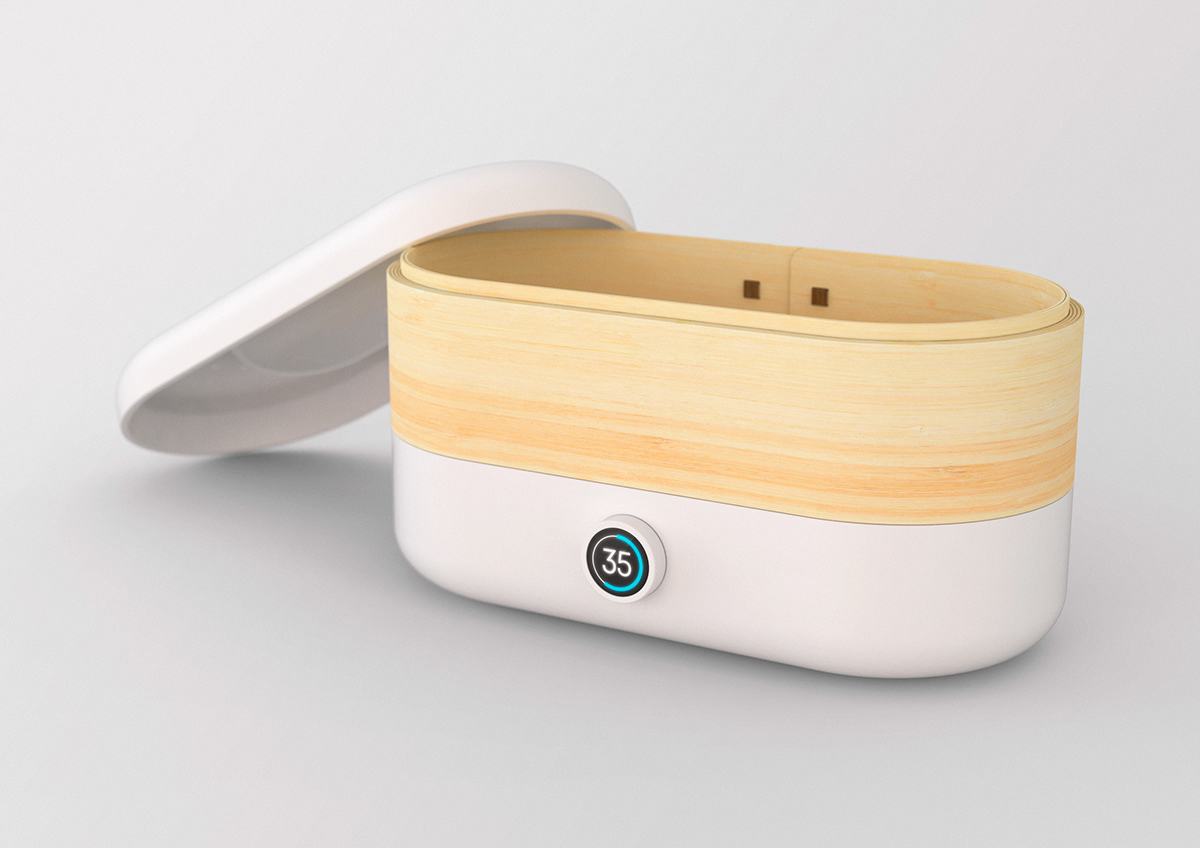 Max Mysechko，BAMBOO FOOD STEAMER，product design，product design，steamer，