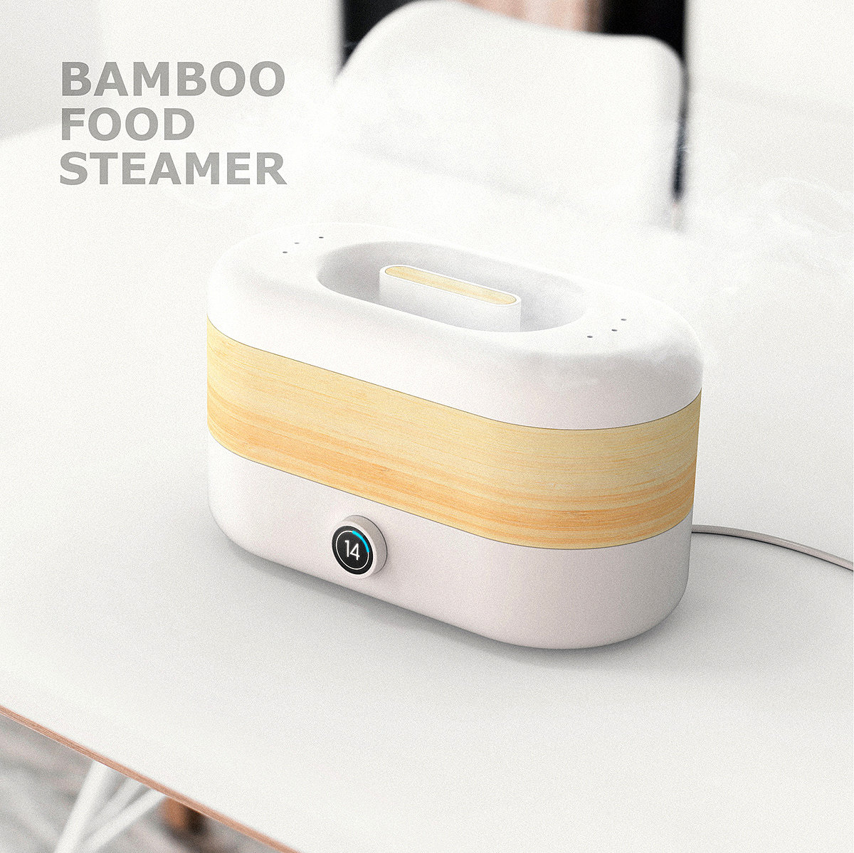 Max Mysechko，BAMBOO FOOD STEAMER，product design，产品设计，蒸笼，