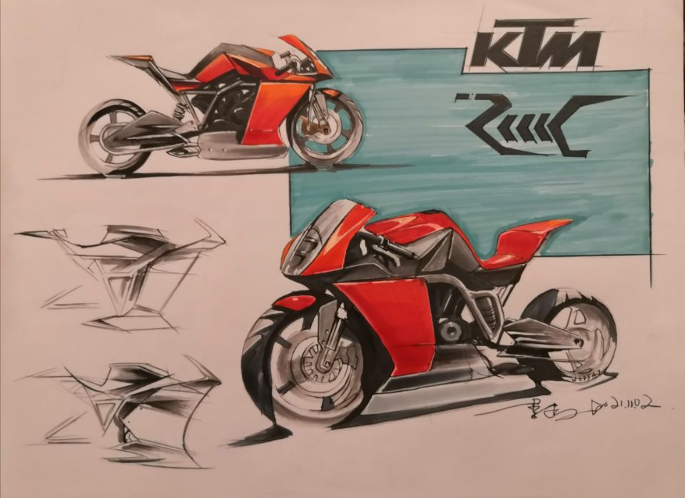 Design hand drawn，