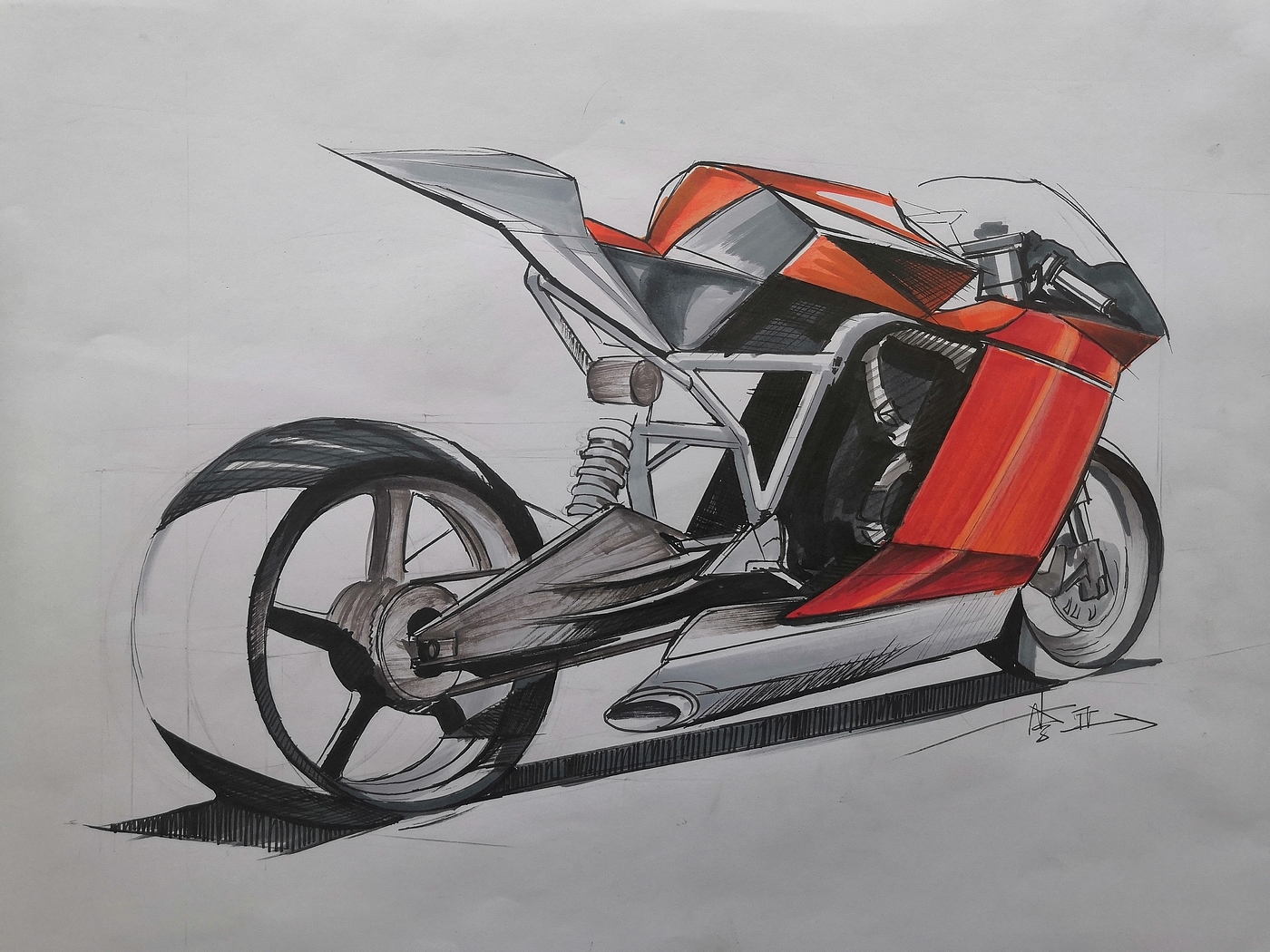 Design hand drawn，