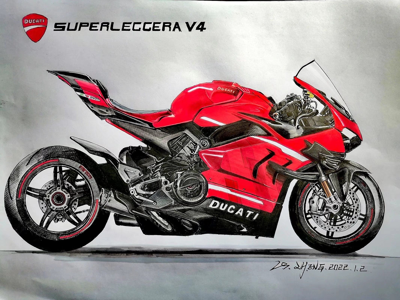 Design hand drawn，