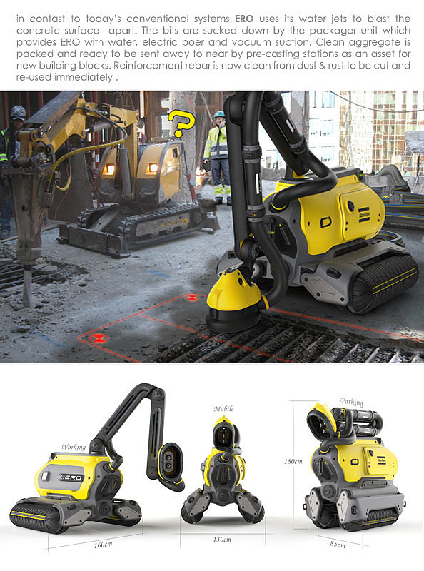 industrial design，product design，Engineering equipment，robot，recovery，