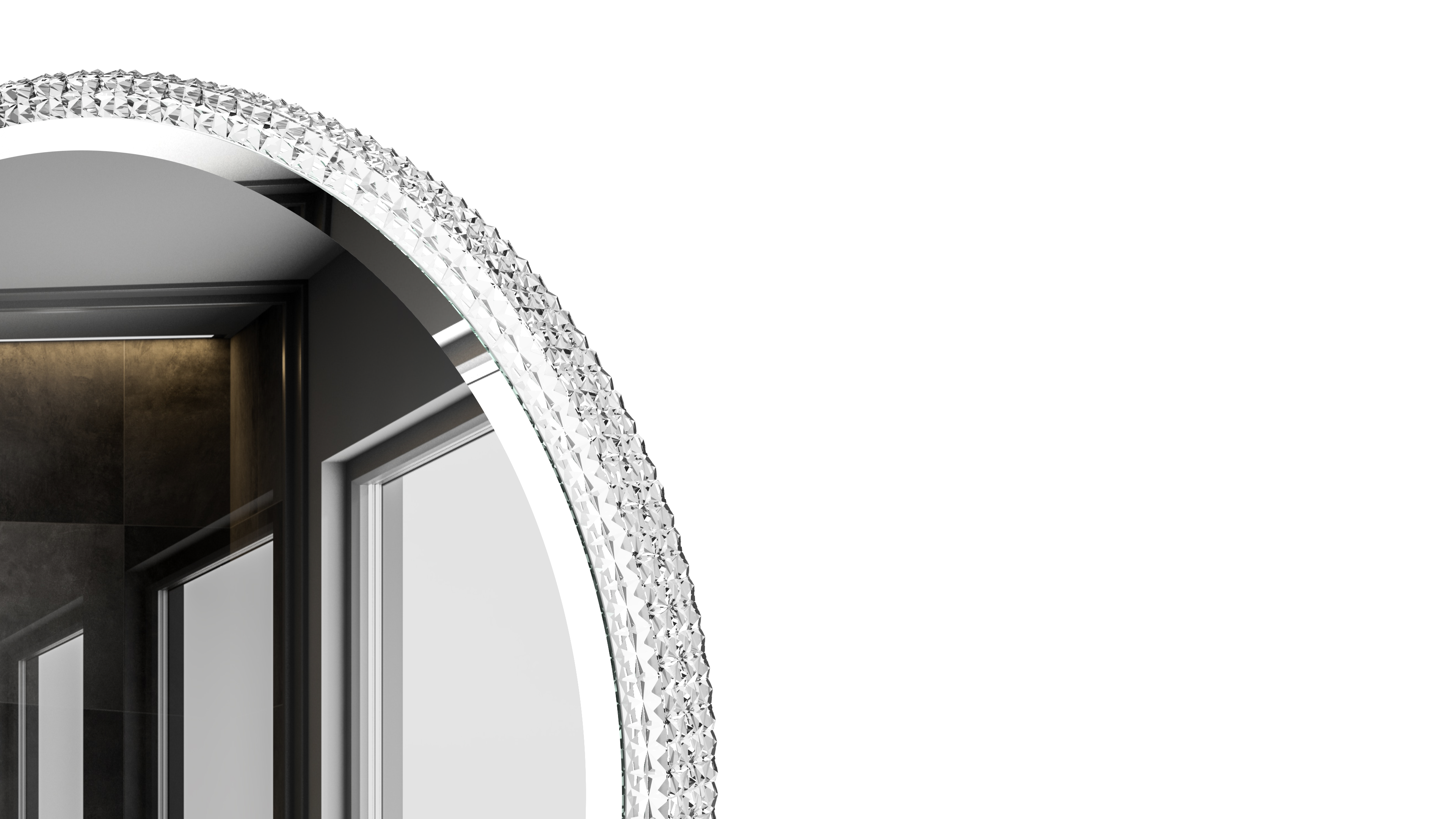 bathroom，renovation，Luminous mirror，Light luxury，Smart Mirror，bathroom mirror，