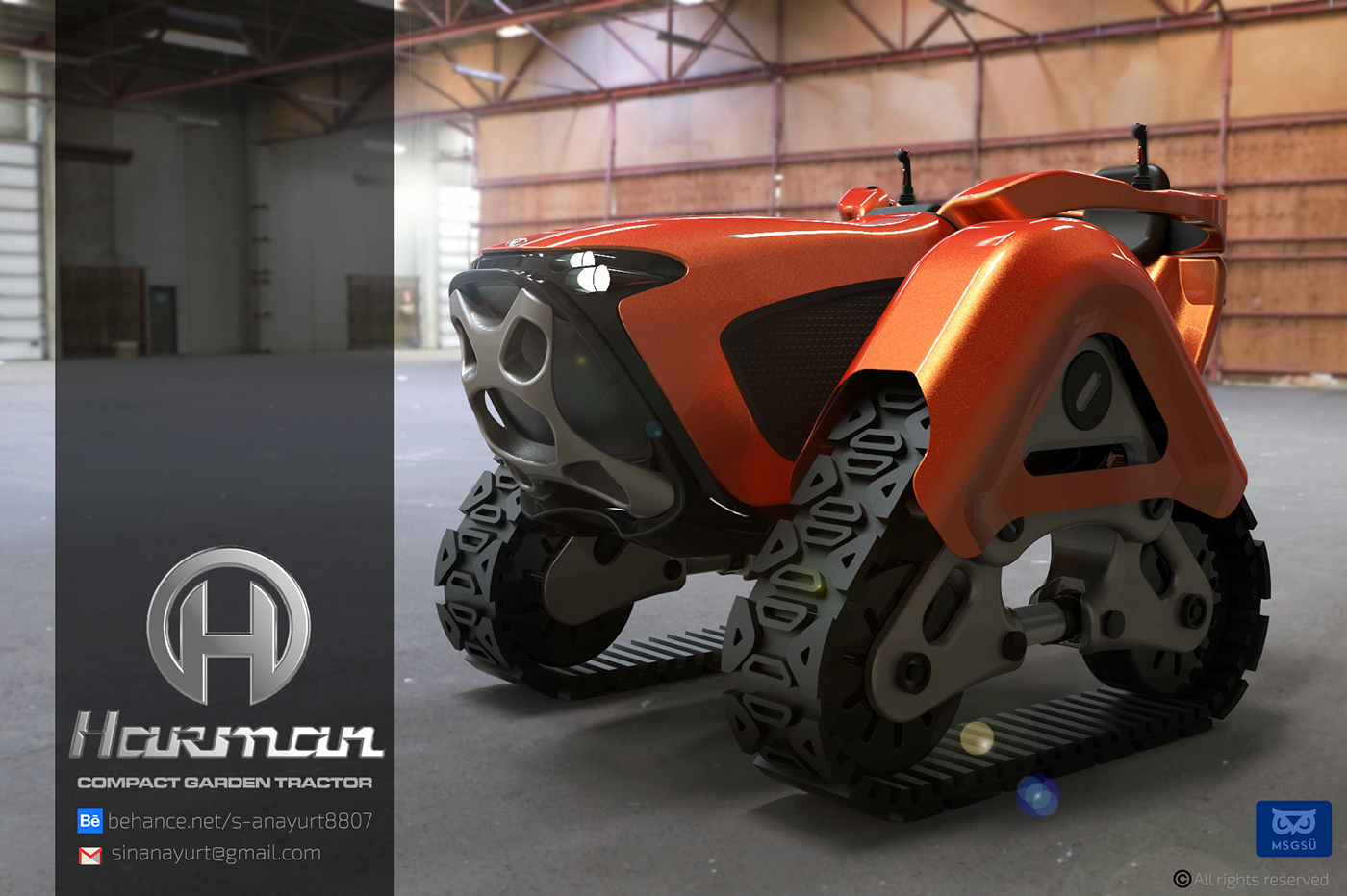 industrial design，product design，Engineering equipment，Tractor，tool，