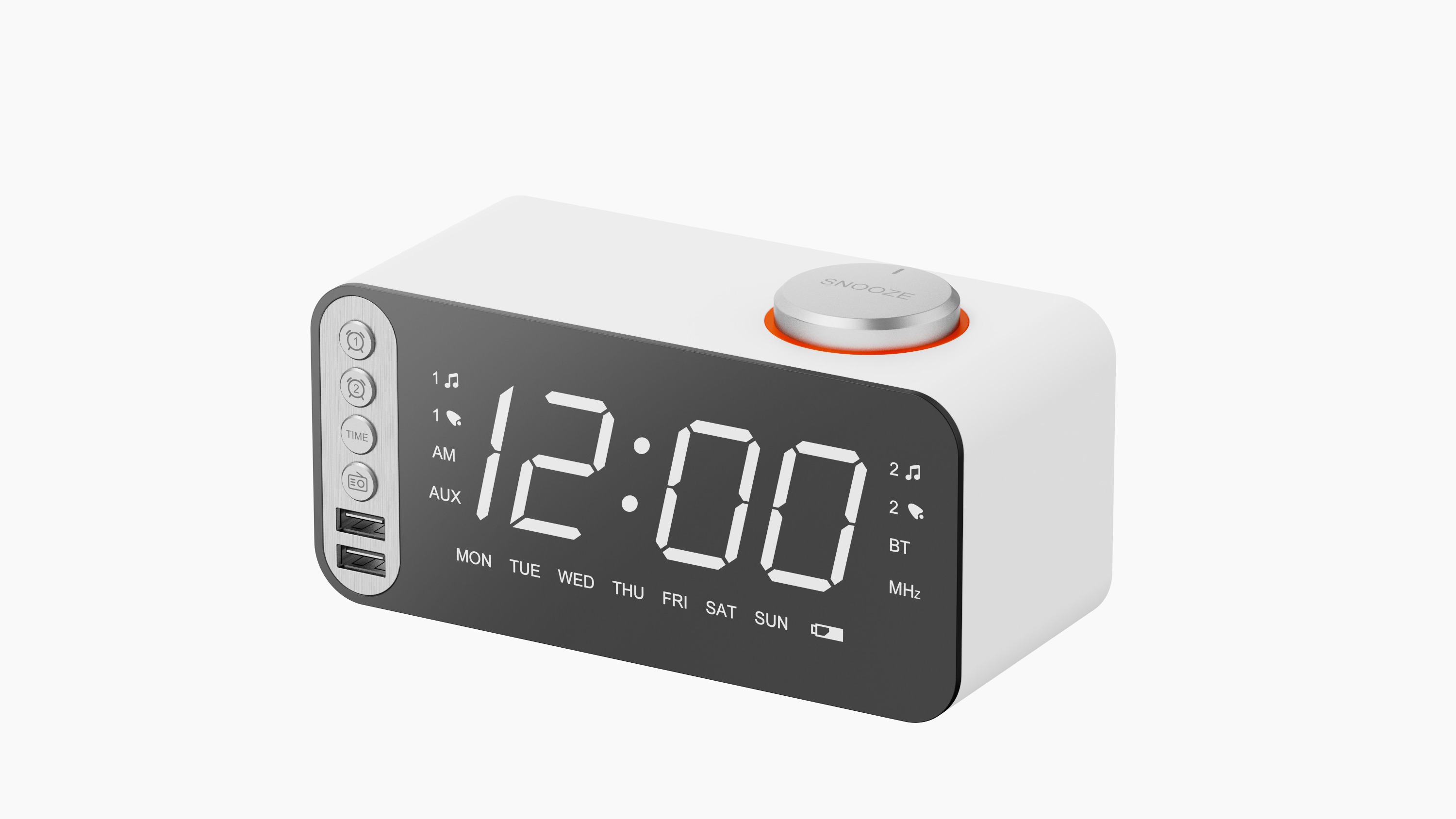 alarm clock，radio，multi-function，loudspeaker box，