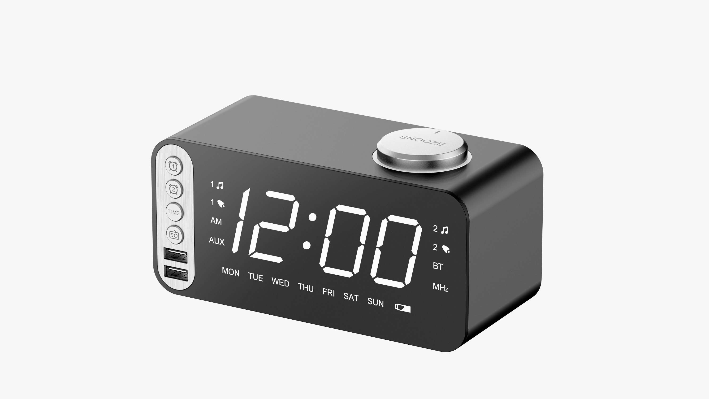 alarm clock，radio，multi-function，loudspeaker box，