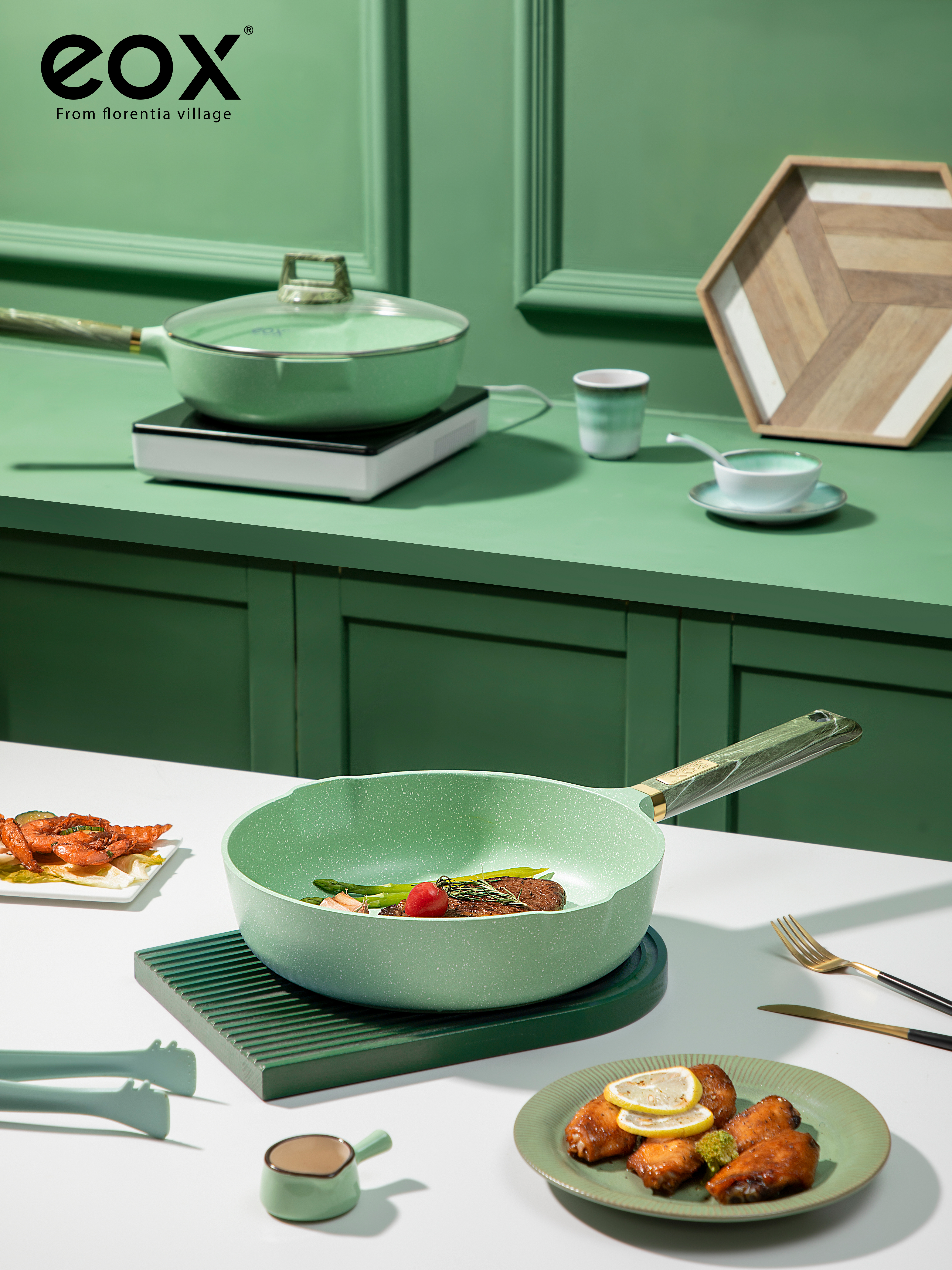 cooker，Cookware, pot, non stick pot，Kitchenware，