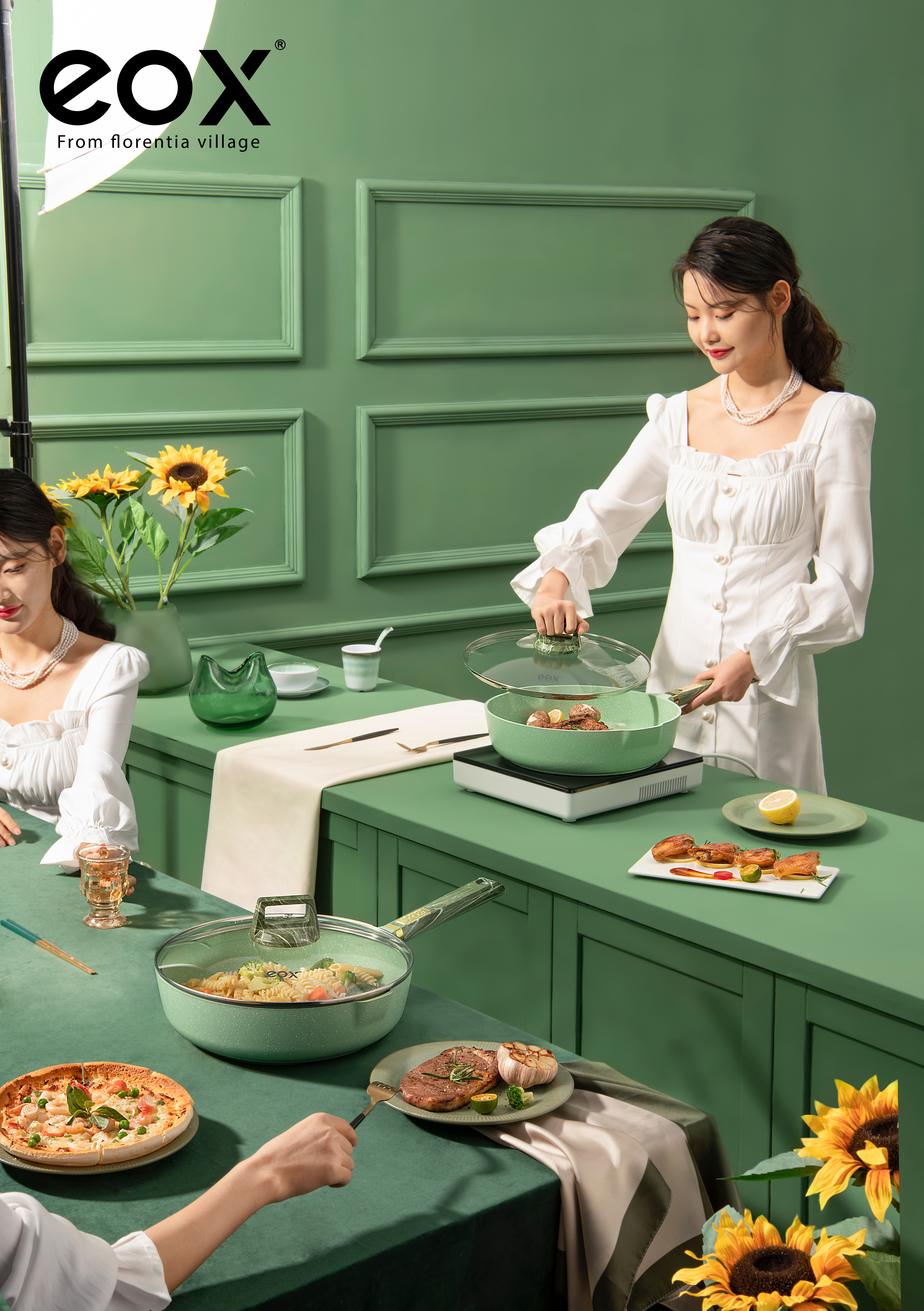 cooker，Cookware, pot, non stick pot，Kitchenware，