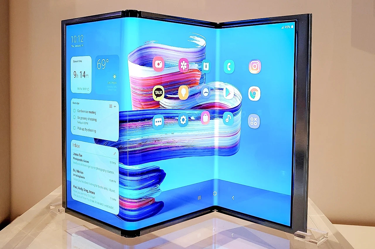 Samsung，intelligence，Digital，Collapse screen，