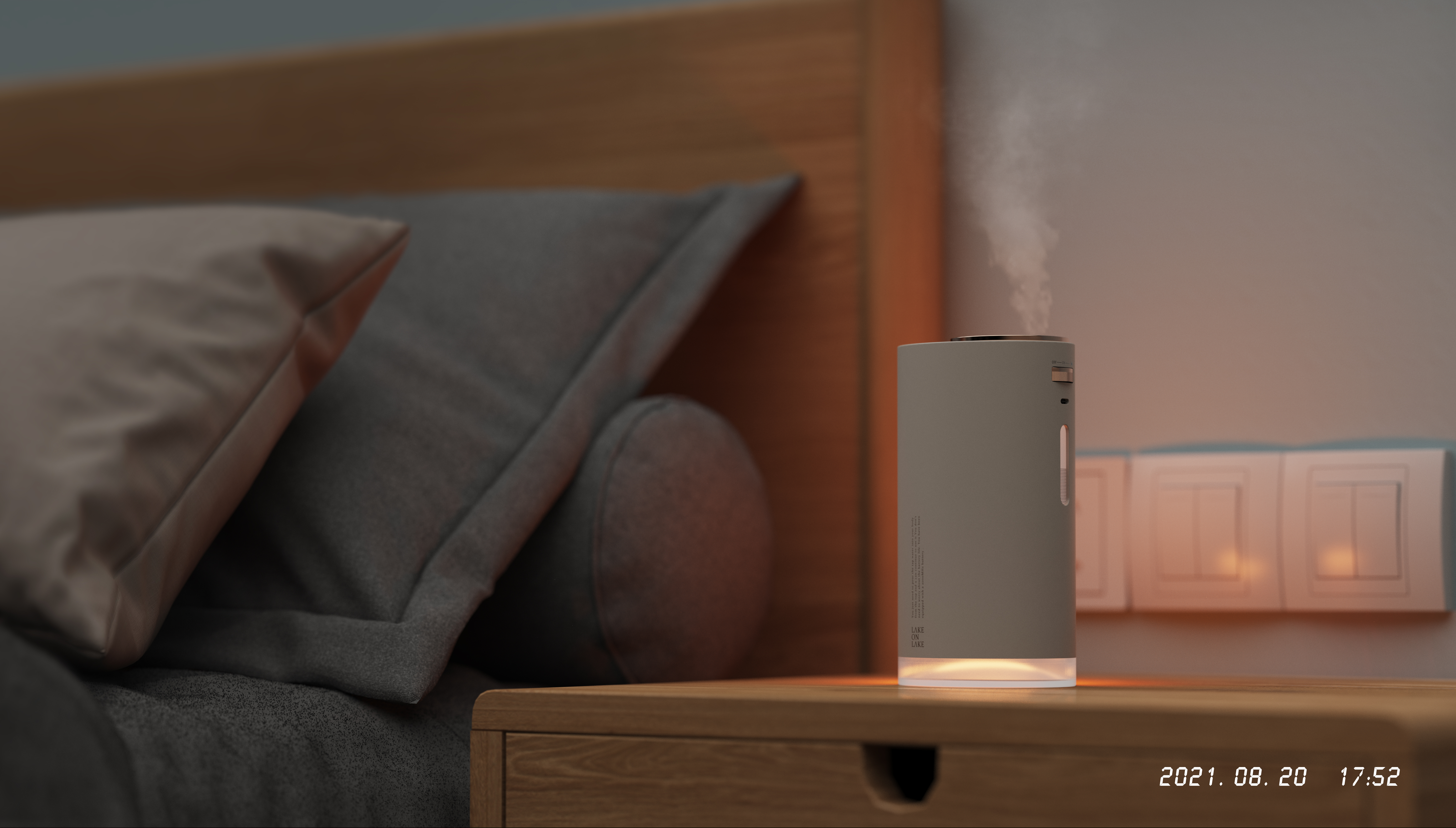 Humidifier，household electrical appliances，Simplicity，to work in an office，small home appliances，ellipse，square，circular，