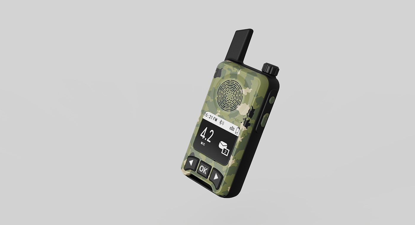 walkie-talkie，Gradual change，Portable，Hanging rope，intelligent Communication ，military，