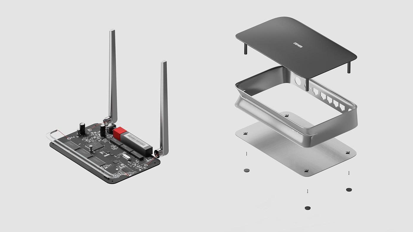 DENEB，Router，product design，