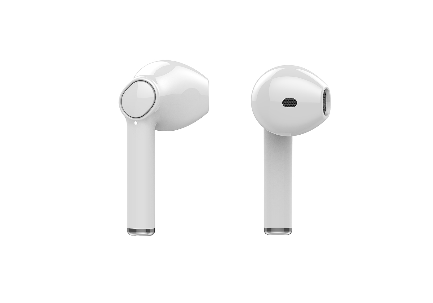 Large button semi in ear Bluetooth headset，
