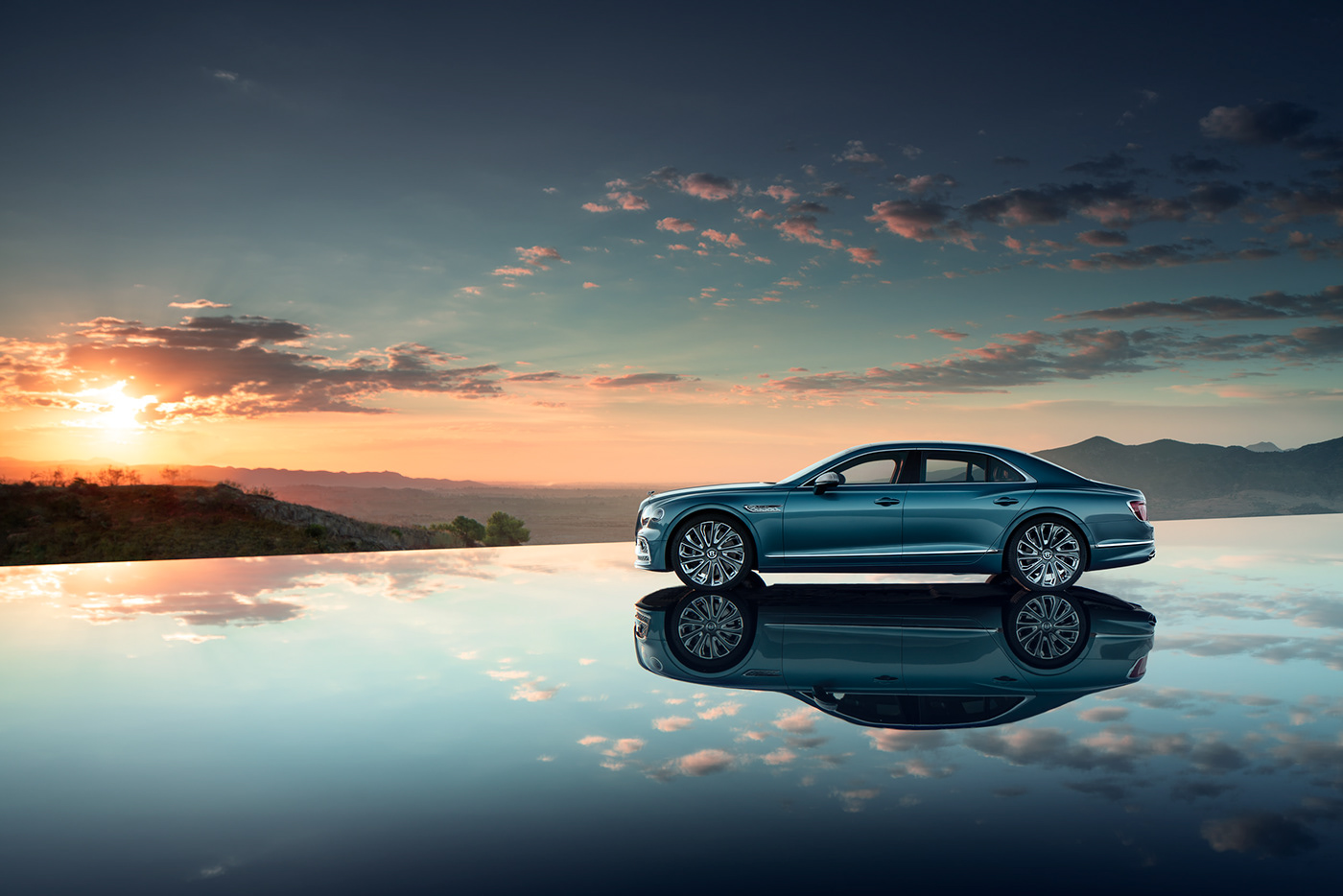 Bentley，Flying Spur，automobile，