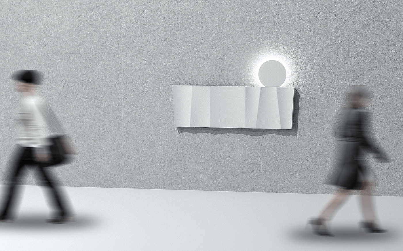 three-dimensional，lamp，sunset，Wall lamp，