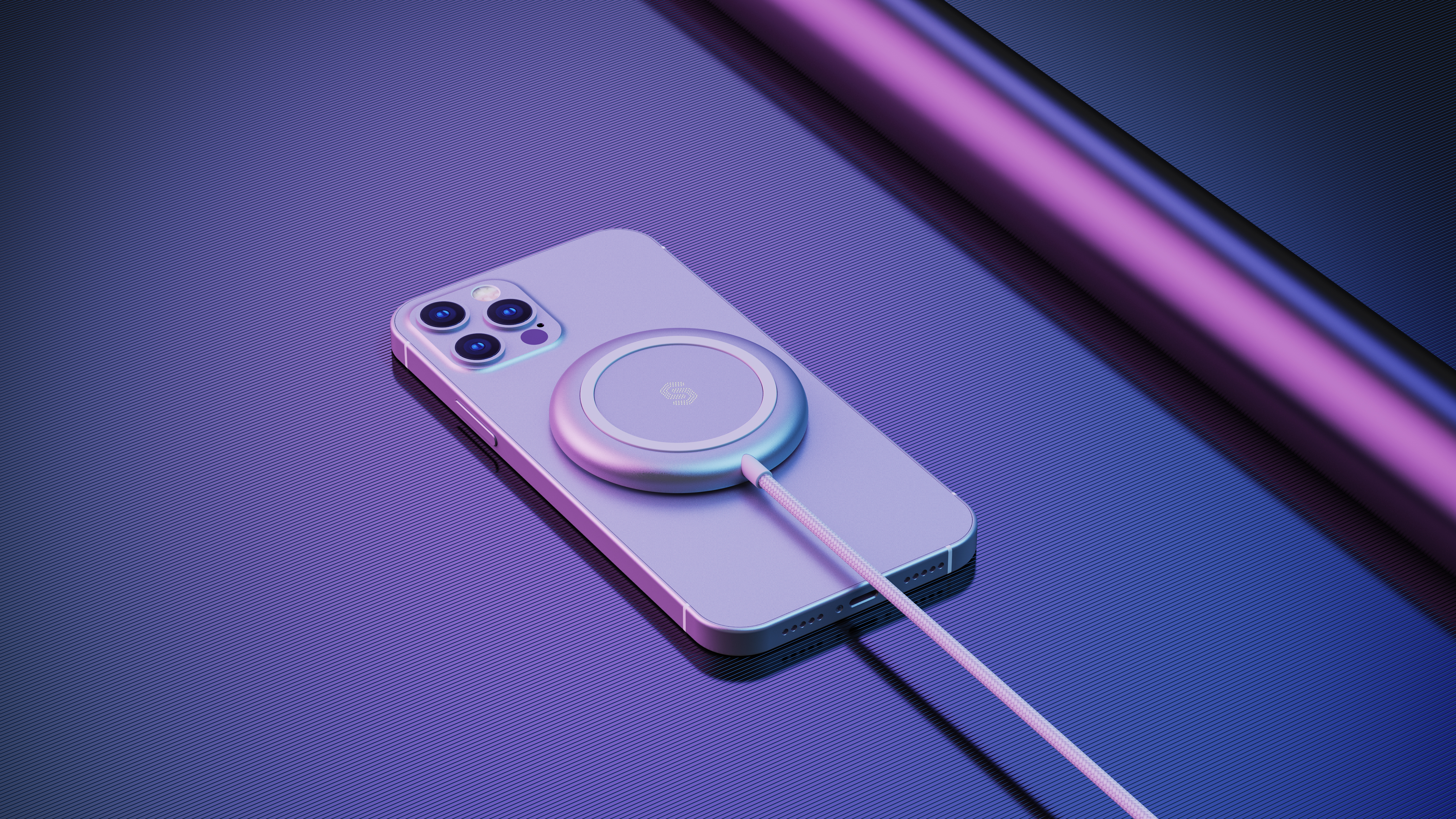 Wireless charging，Magnetic attraction，ID design，Mobile charge，3C digital，