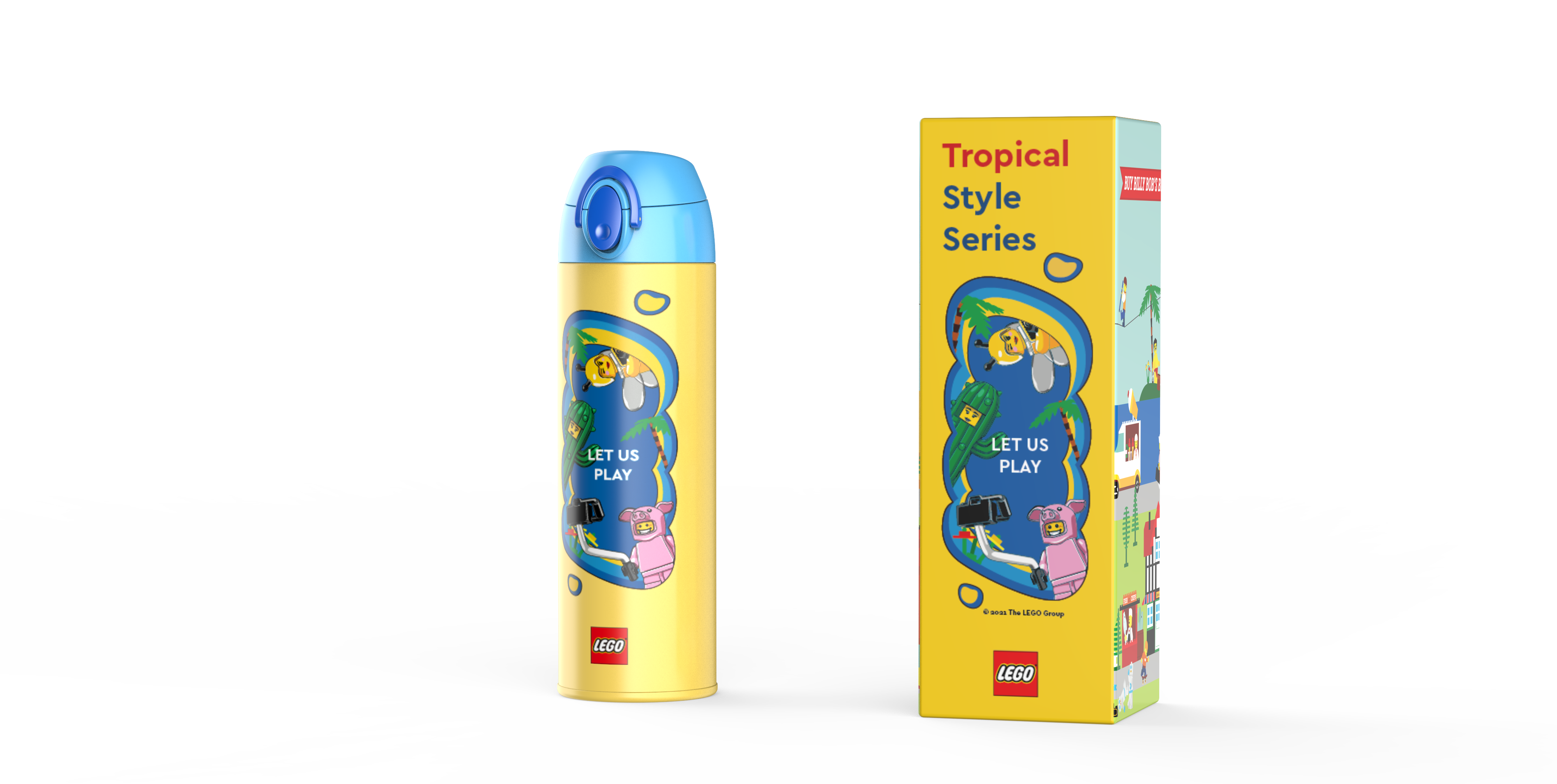 Lego，Cup pot，tropic，