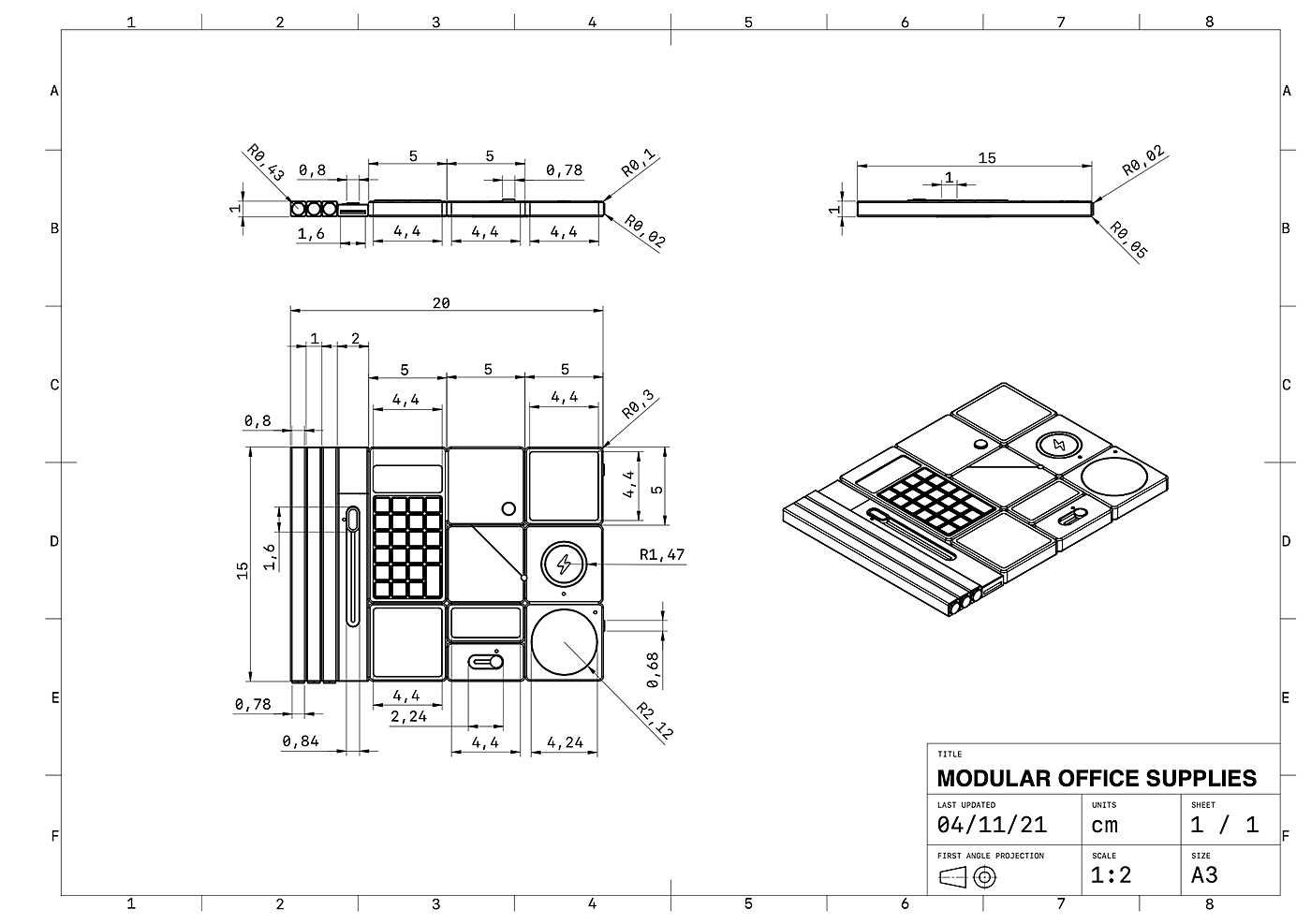 office supplies，模块化，办公用品，