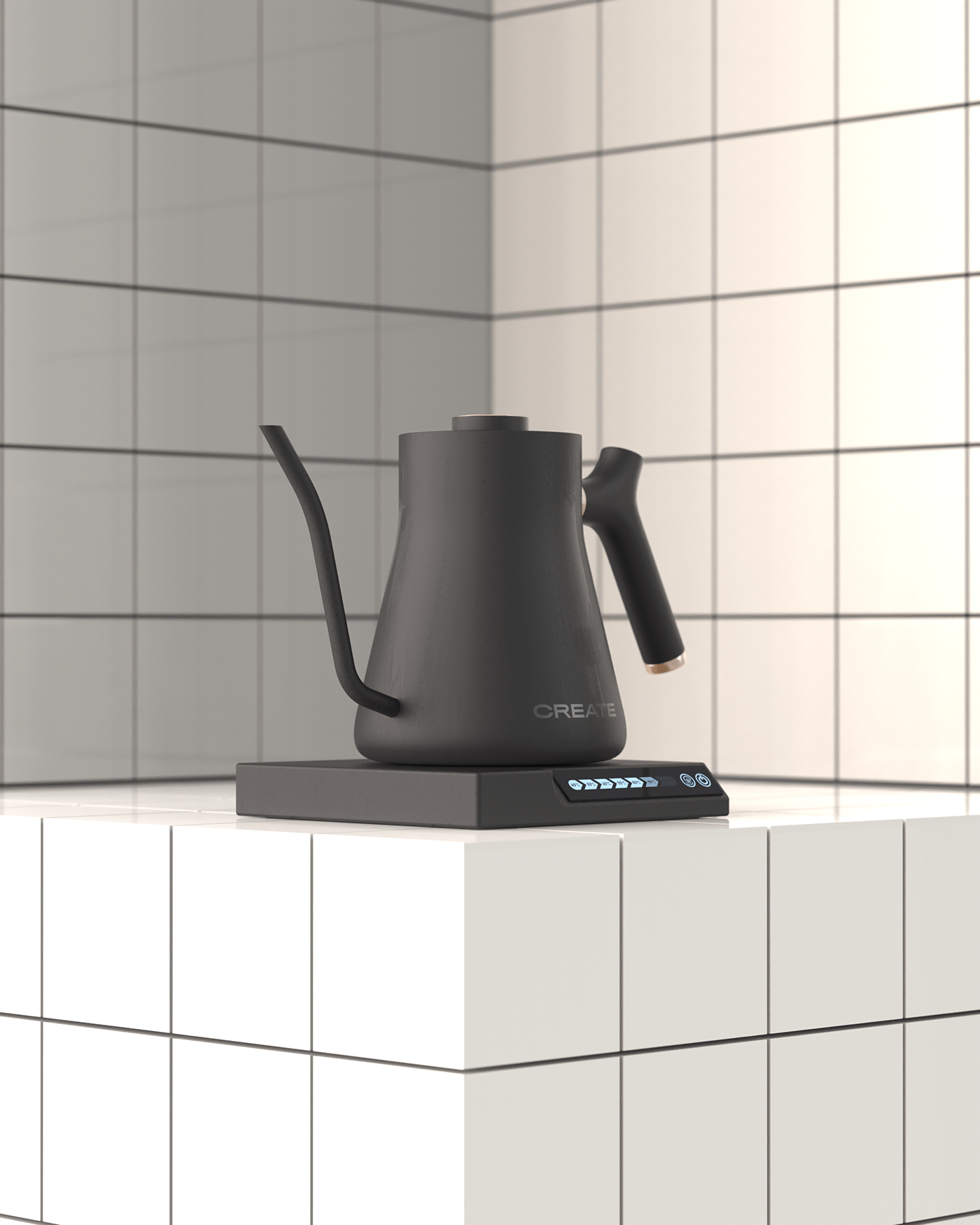 kettle，heating，cgi，