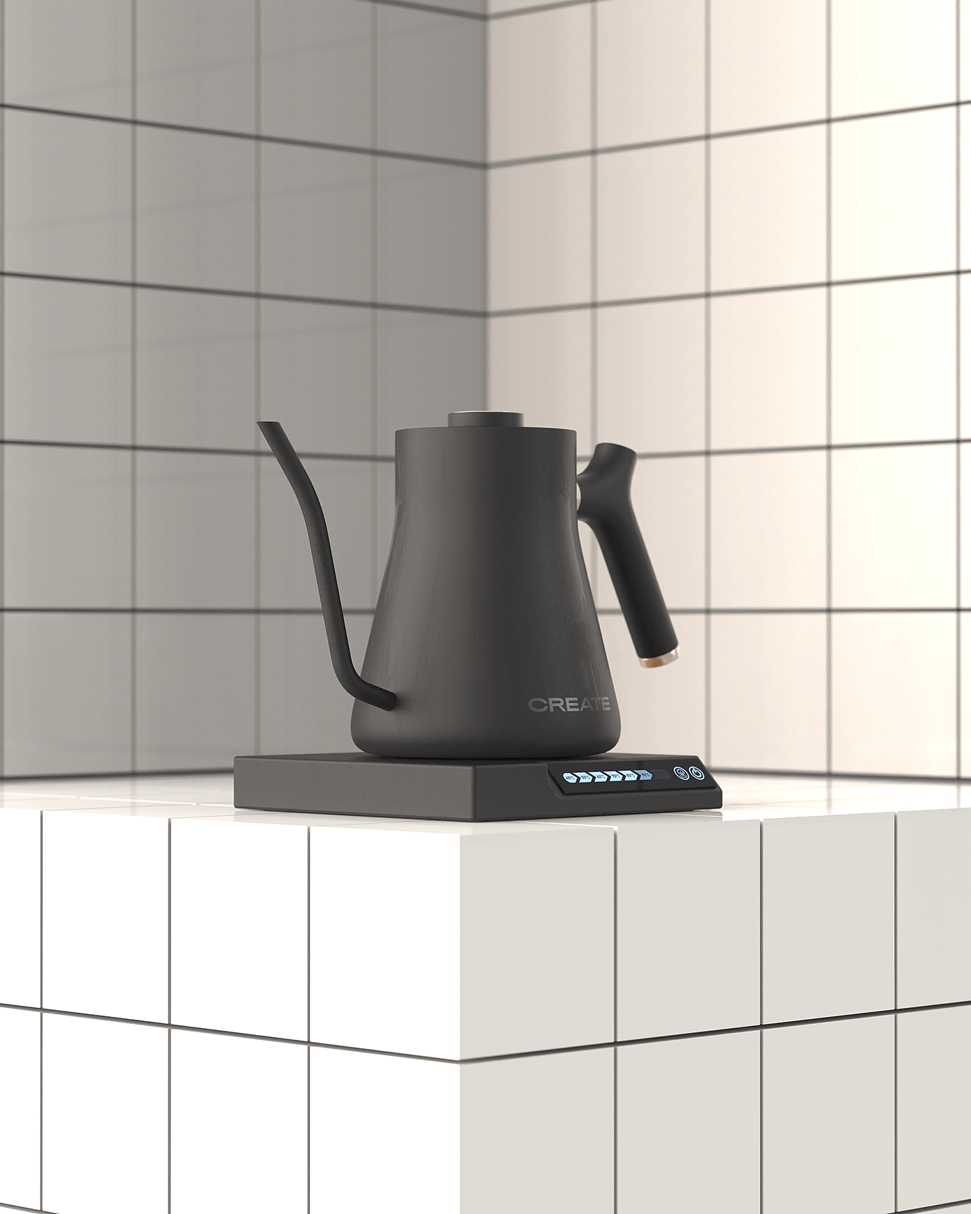 kettle，heating，cgi，