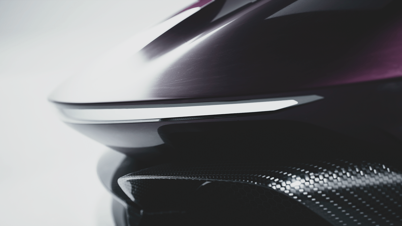 3D model，industrial design，Lanqiya，purple，Automobile design，