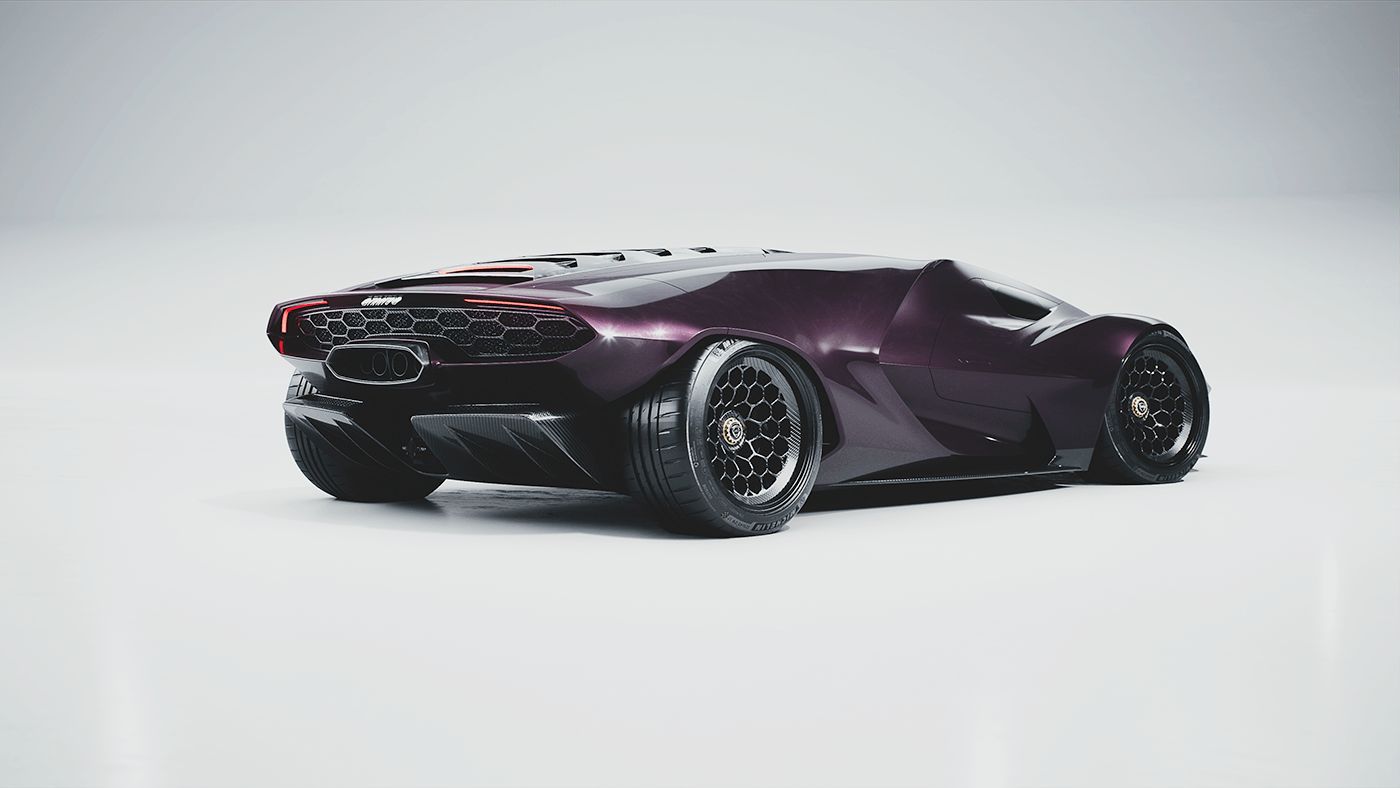 3D model，industrial design，Lanqiya，purple，Automobile design，