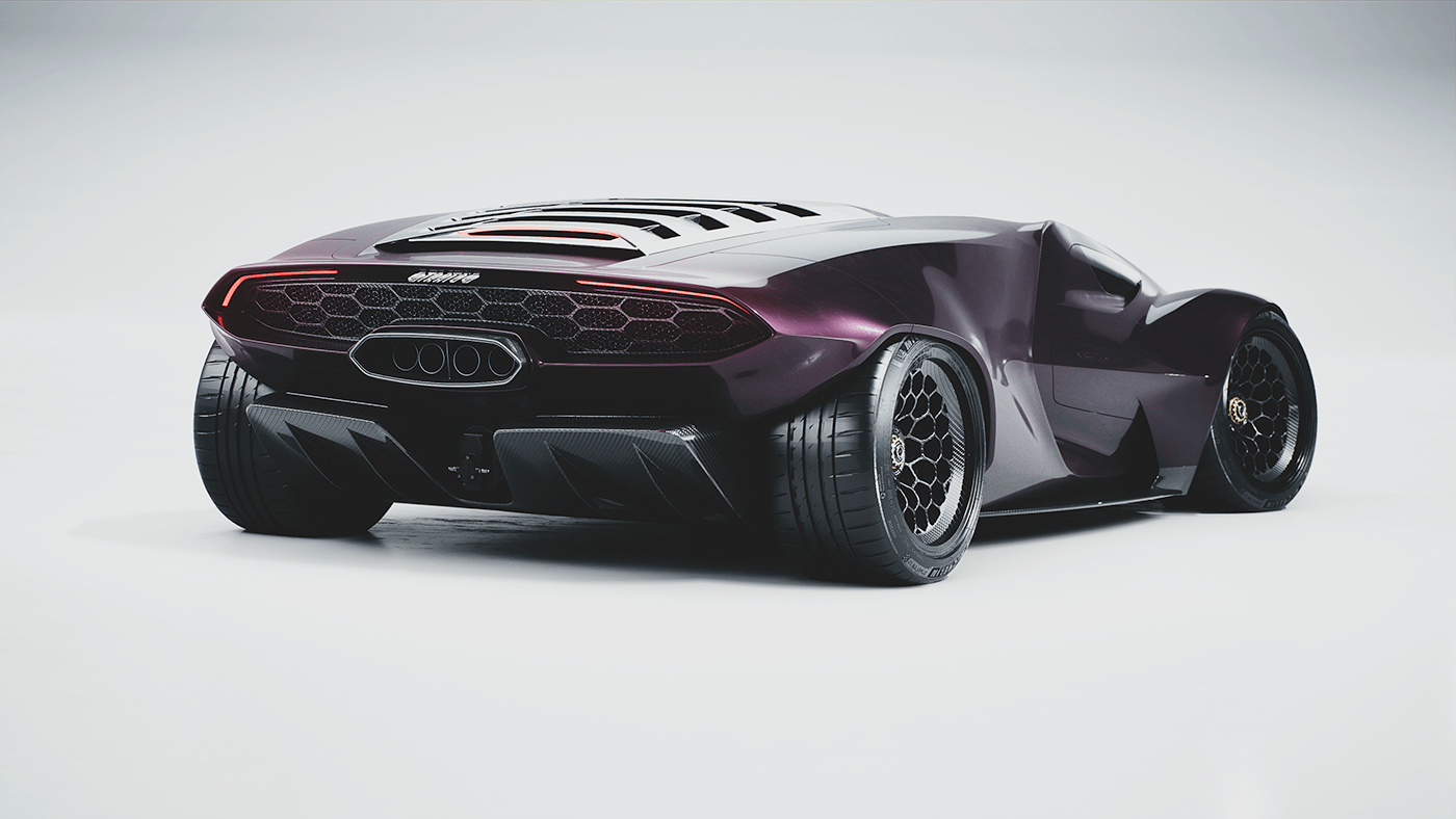 3D model，industrial design，Lanqiya，purple，Automobile design，