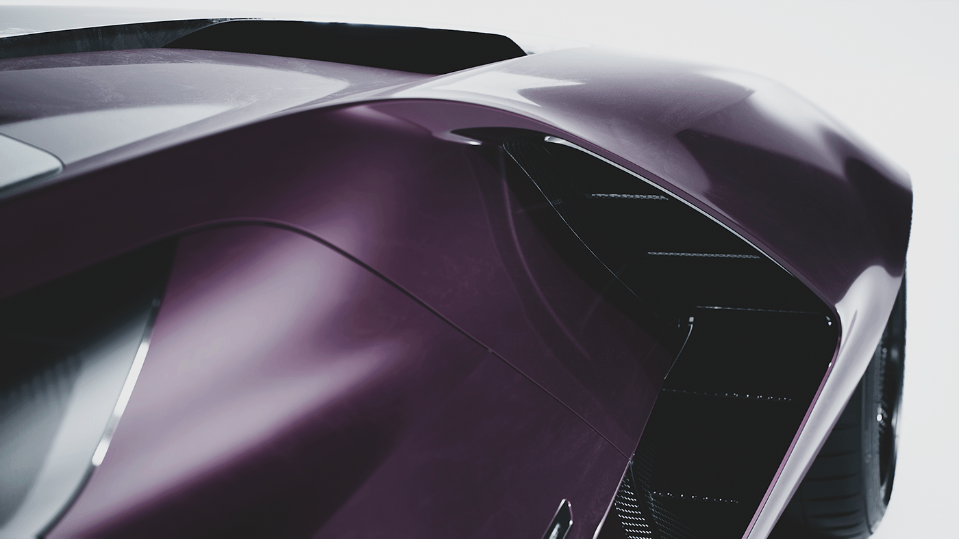 3D model，industrial design，Lanqiya，purple，Automobile design，