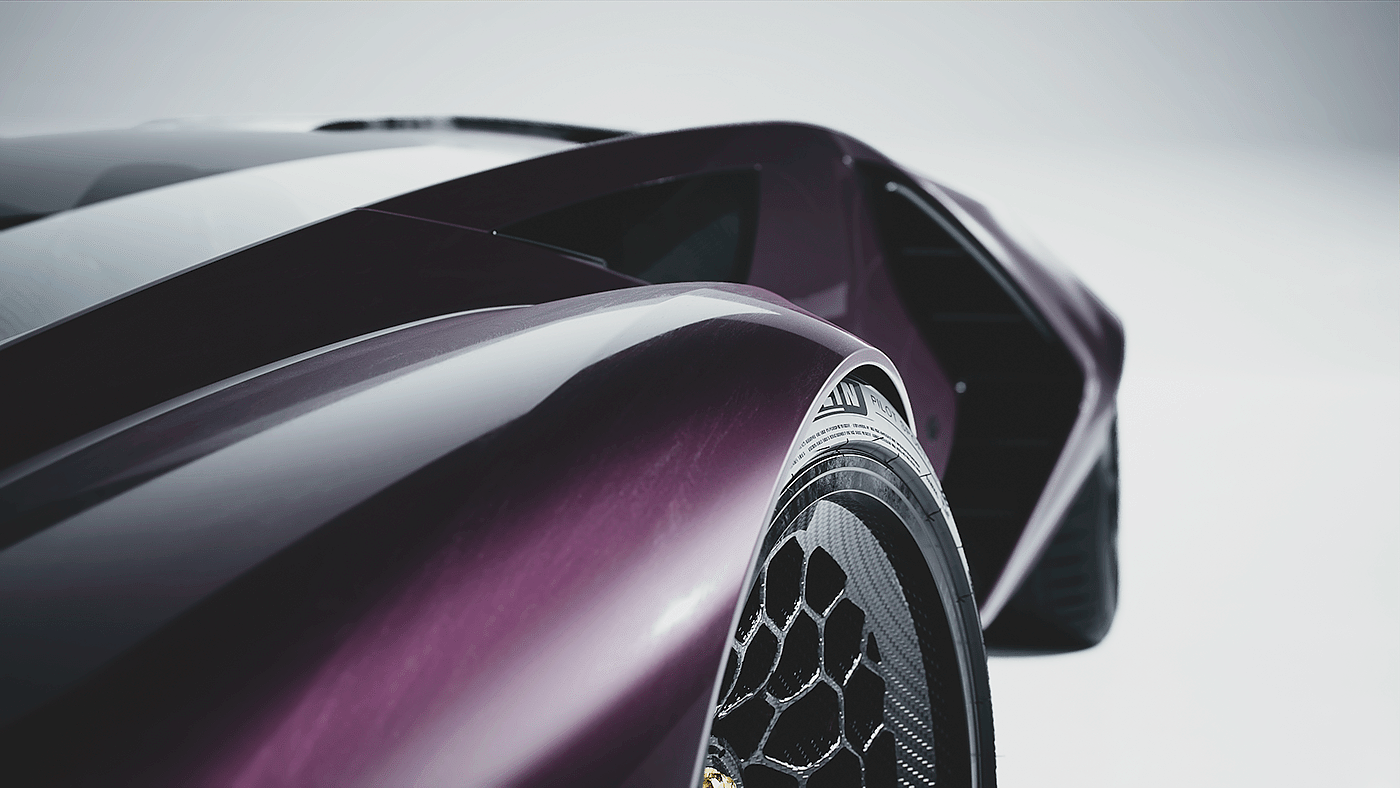 3D model，industrial design，Lanqiya，purple，Automobile design，