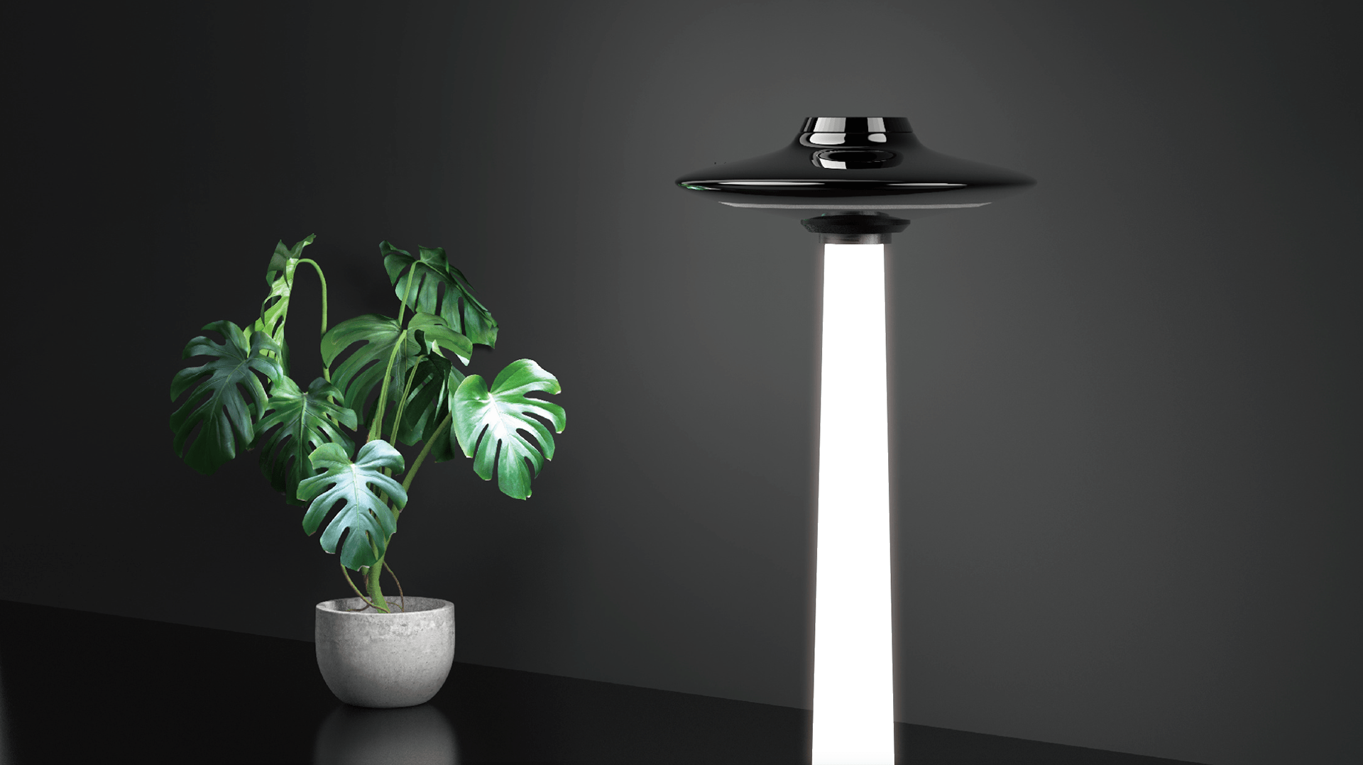lamp，product design，airship，light beam，ufo，