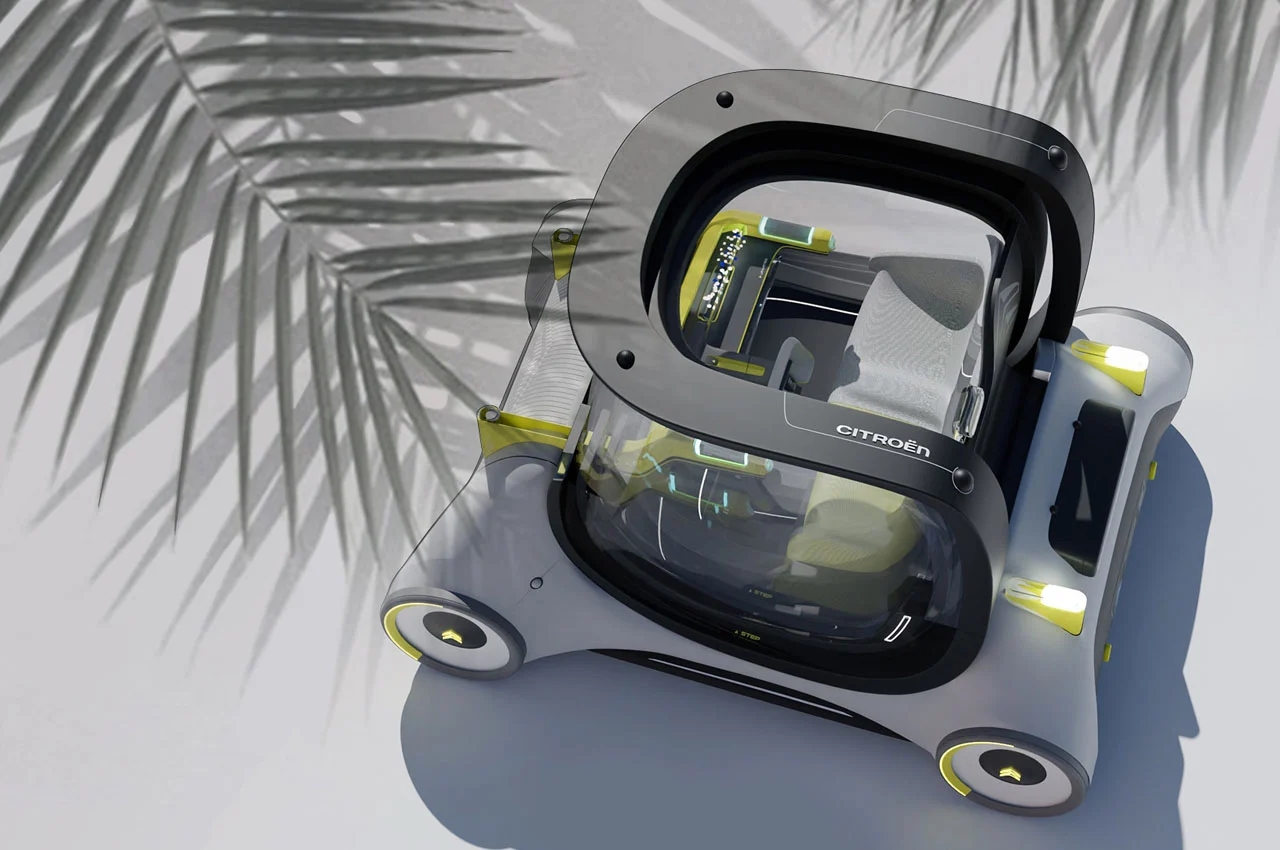 Automatic driving，Citroen，automobile，industrial design，