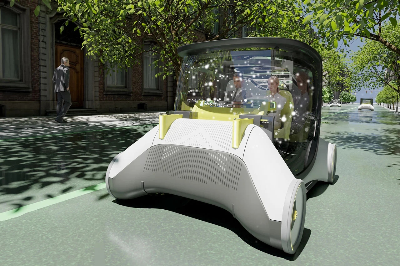 Automatic driving，Citroen，automobile，industrial design，