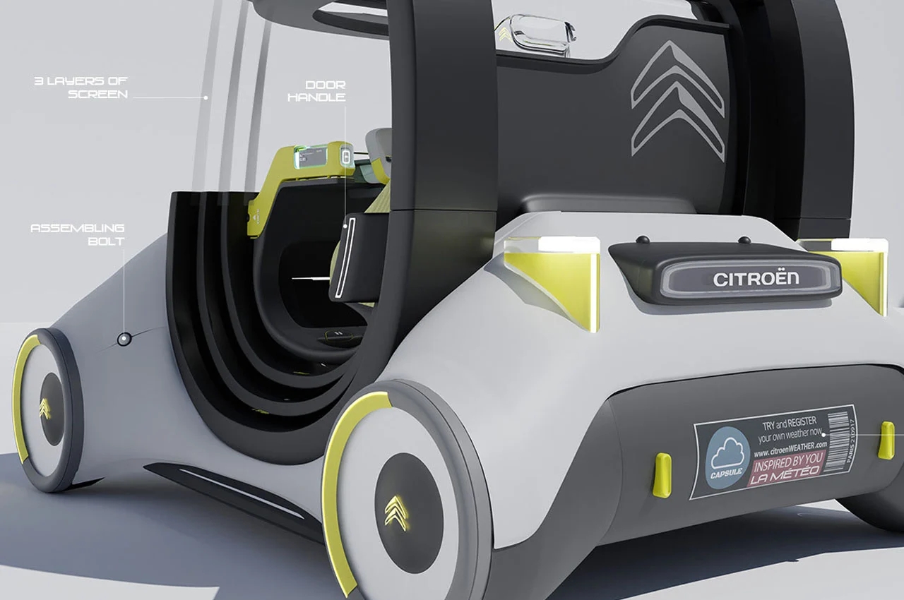 Automatic driving，Citroen，automobile，industrial design，
