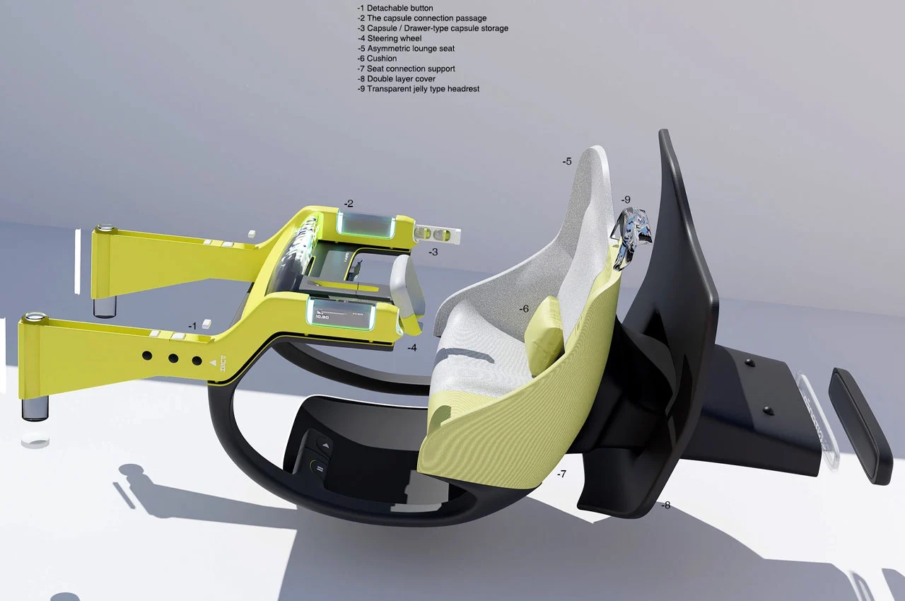Automatic driving，Citroen，automobile，industrial design，