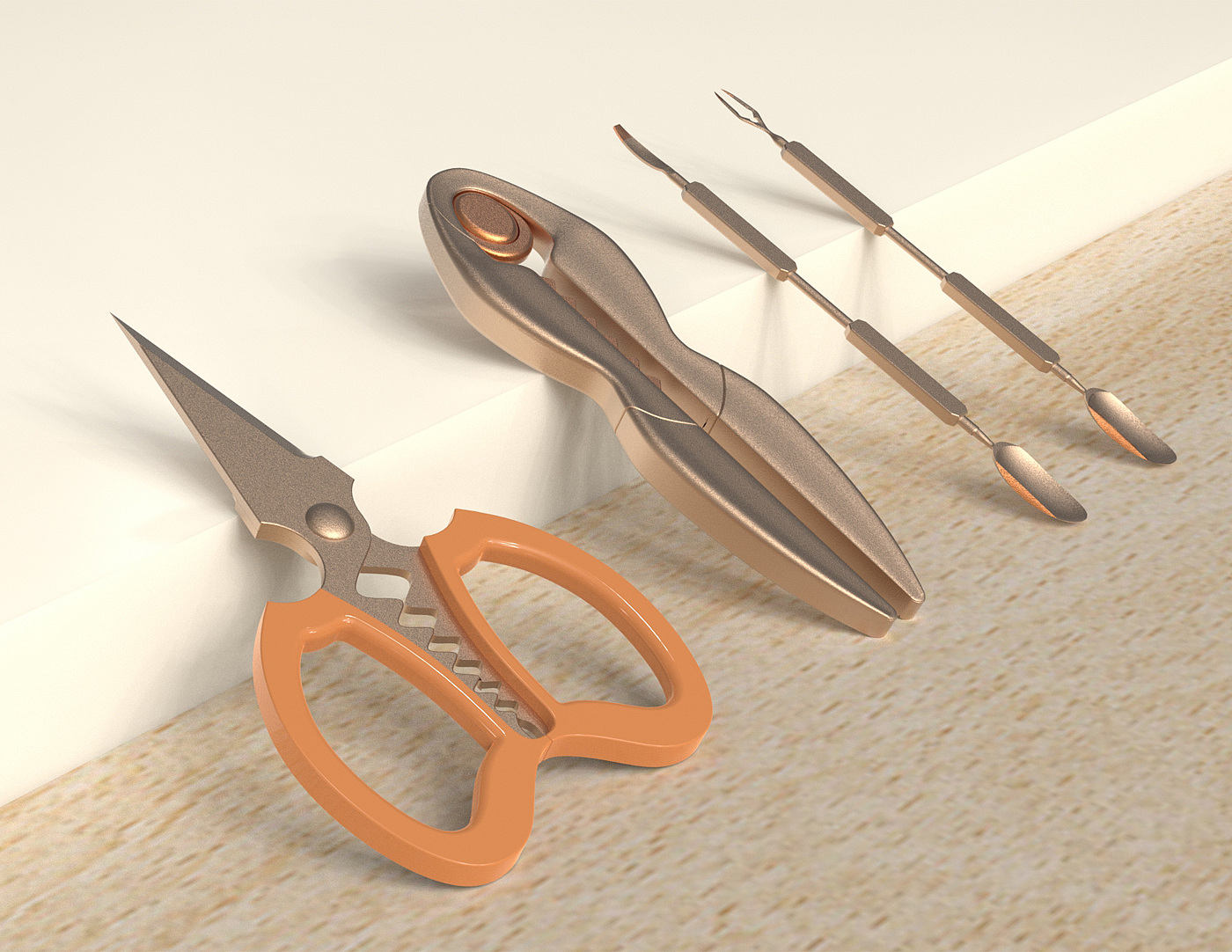 Eight pieces of crab，bionics，tableware，Crab，