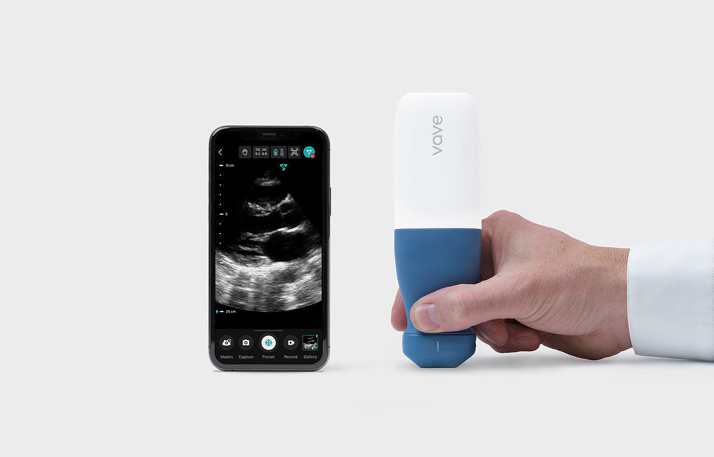 Box Clever，Modern medical care，Portable connection ultrasound，Vave wireless ultrasound experience，industrial design，