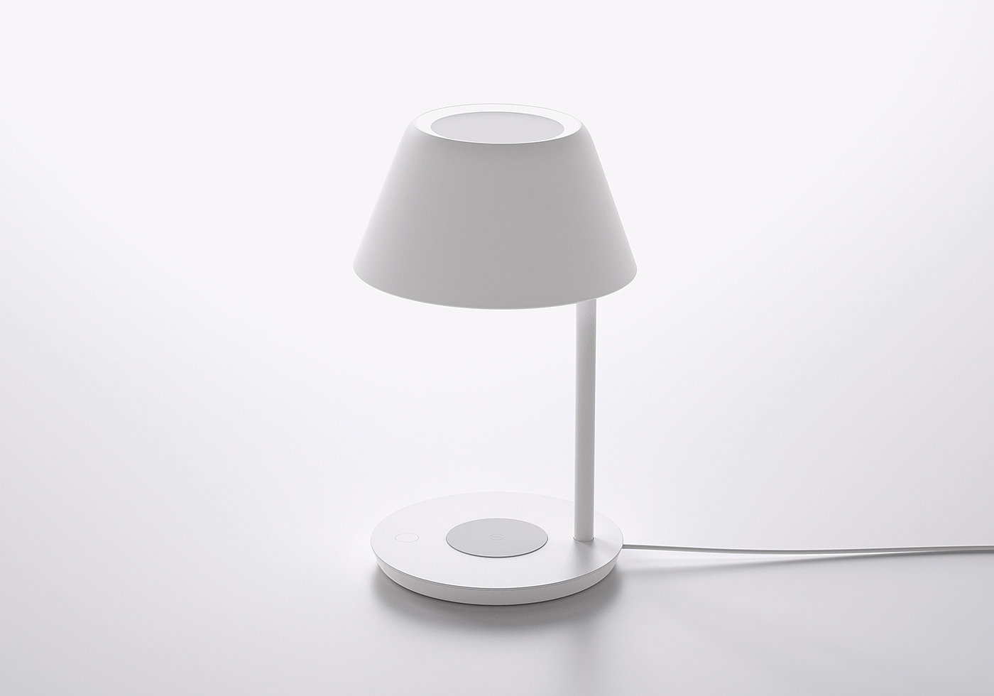 Staria Bedside Lamp，Naoya Edahiro，照明，充电，智能，床头灯，无线充电，iF 设计奖，