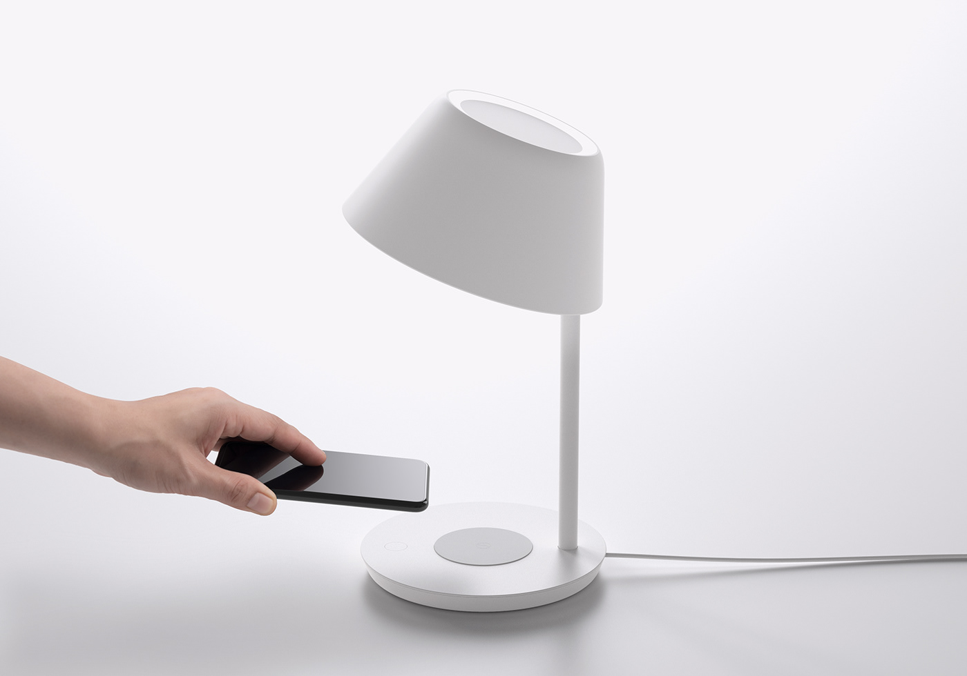 Staria Bedside Lamp，Naoya Edahiro，lighting，charge，intelligence，Bedside lamp，Wireless charging，If design award，Staria Bedside Lamp，Naoya Edahiro，lighting，charge，intelligence，Bedside lamp，Wireless charging，If design award，