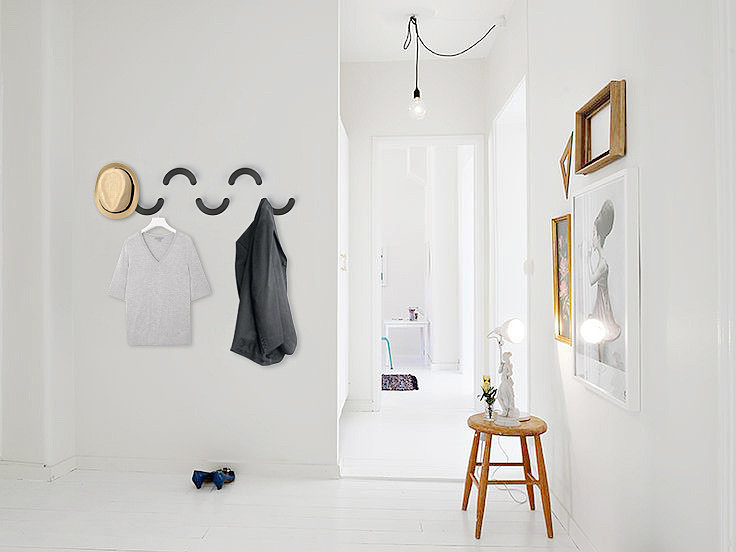 MOOD hook | UMBRA，Eugenie de Loynes，Industrial materials，storage space ，Personality design，