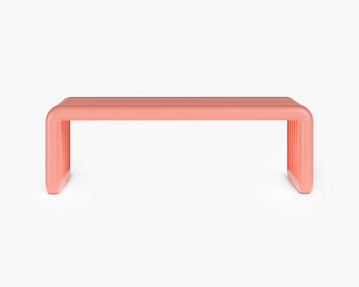 Fahredin Kosumi，TUBE - CHAIR&BENCH，Conceptual plastics，fashion，Leisure design，product design，Ergonomics，