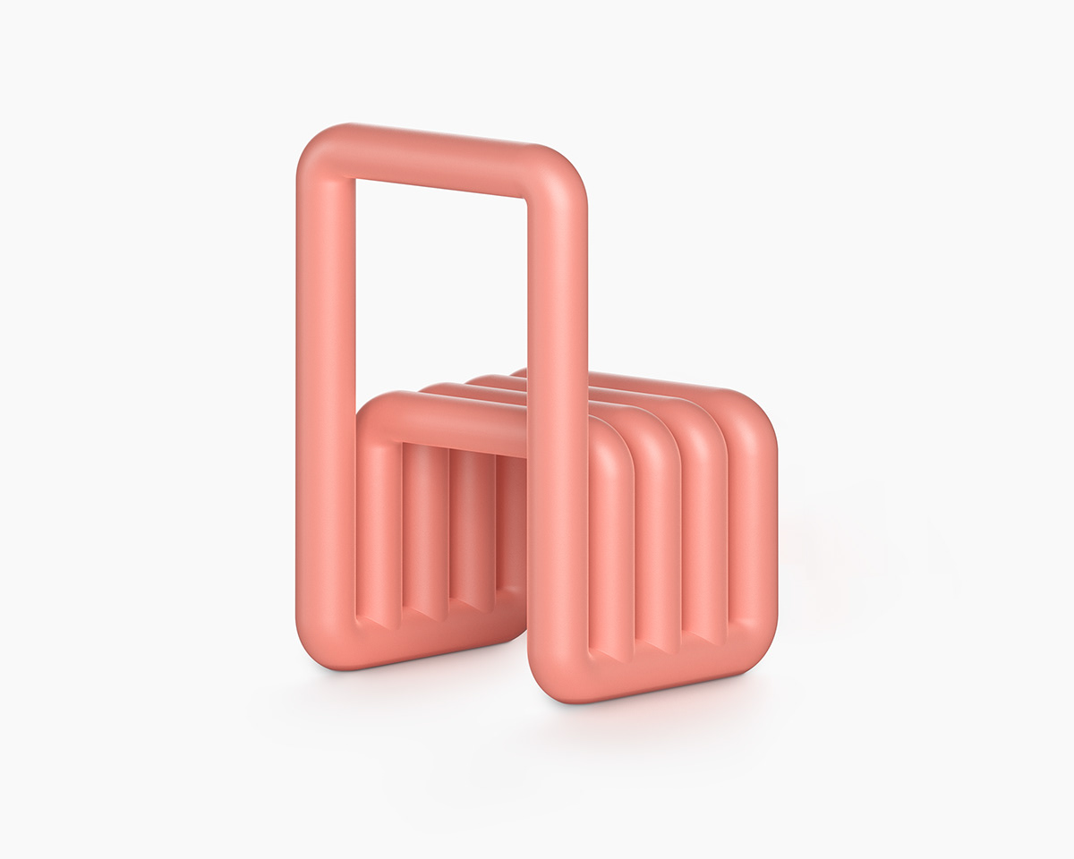 Fahredin Kosumi，TUBE - CHAIR&BENCH，Conceptual plastics，fashion，Leisure design，product design，Ergonomics，