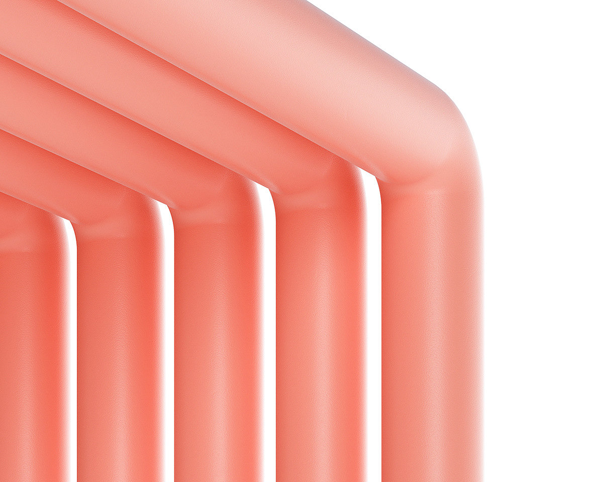Fahredin Kosumi，TUBE - CHAIR&BENCH，Conceptual plastics，fashion，Leisure design，product design，Ergonomics，