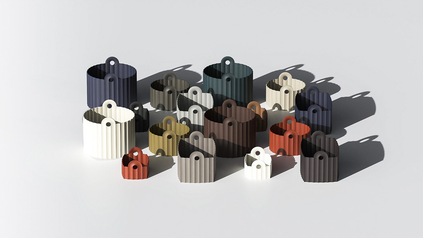 Basket，Storage，Multicolor，Render，